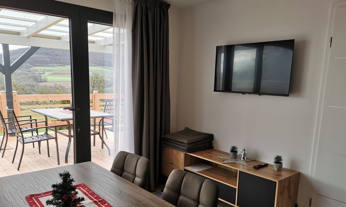 Wartmannsroth Maison | Holiday home in nature with a large terrace and a wide view.
