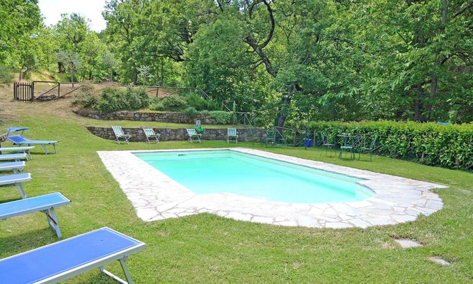 Pieve di Chio Maison | Maison de vacances 12 personnes avec piscine à Cortona