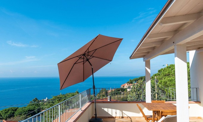 Patresi Maison | Maison de vacances 'L' Elicriso' avec vue sur la mer, Wi-Fi et climatisation