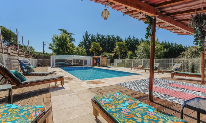 Genouille Maison | Gite de l'ocean avec terrasse et piscine en multipropriété