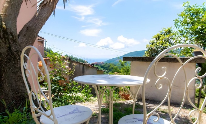 Sestri Levante Maison | Maison de vacances 'La Casa Del Conte' avec vue sur la mer, terrasse privée et Wi-Fi