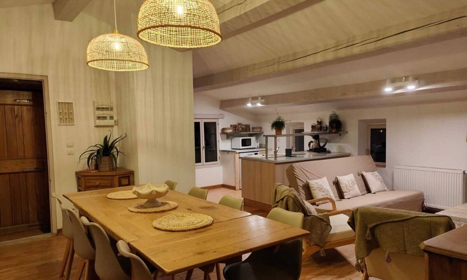 Saumane Maison | Maison de vacances 'Le Mas De La Rode Pour 6' avec terrasse privée et Wi-Fi
