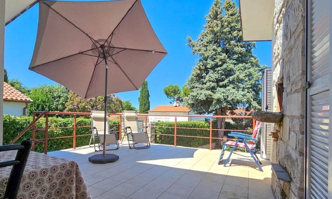 Dajla Maison | Maison de vacances située directement sur la plage avec vue sur la mer, douche extérieure, barbecue