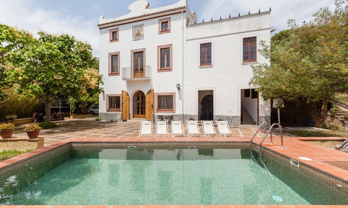 Canet de Mar Maison | Maison de vacances 'Masia Sant Miquel' avec piscine privée, terrasse privée et Wi-Fi