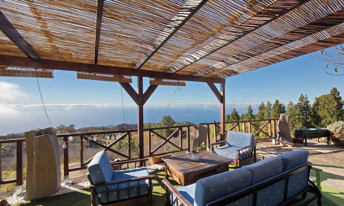 Puntagorda Maison | Maison de vacances 'Media Pipa' avec vue sur la mer, Wi-Fi et climatisation