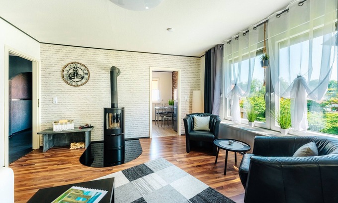 Walkenried Maison | Maison-Famille-Salle de bain privée séparée-Vue sur Montagne