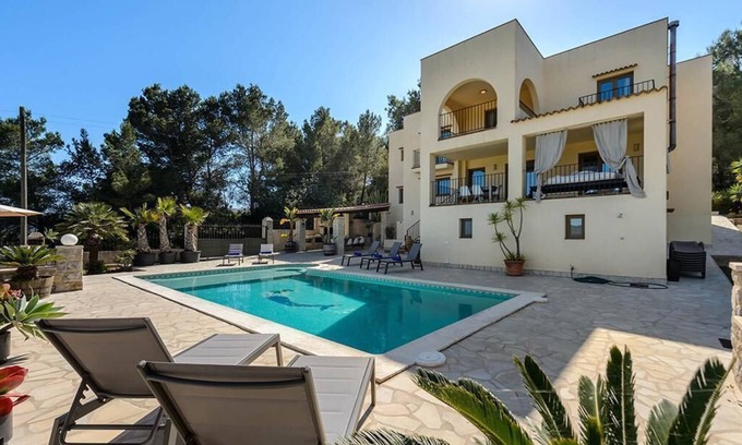 Sant Rafael de Sa Creu Maison | Maison de vacances 'Rafaella' avec piscine privée, Wi-Fi et climatisation