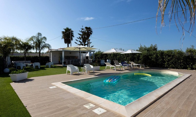 Porto Palo Maison | Maison de vacances 'Torre Del Mare' avec piscine privée, terrasse privée et Wi-Fi