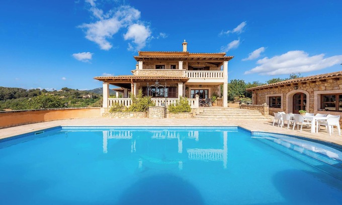 Felanitx Maison | Maison de vacances Turo Golf avec vue sur la mer, Wi-Fi, piscine et jardin.