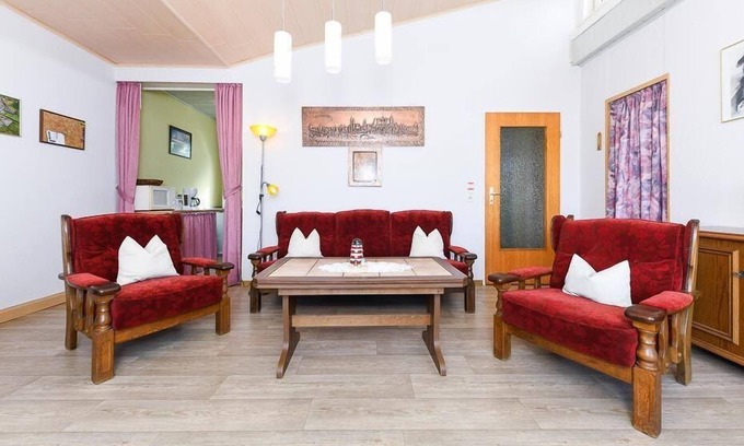 Esens Maison | Maison de vacances Bensersiel pour 1 - 4 personnes avec 2 chambres à coucher - Maison mitoyenne