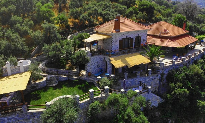 Papa Nero Maison | Maison de vacances Agios Ioannis pour 1 - 6 personnes avec 2 chambres à coucher - Maison jumelée