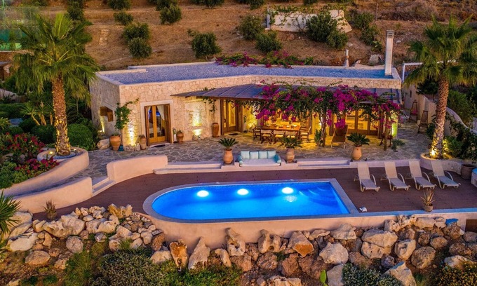 Pefki Maison | Maison de vacances Ierapetra pour 1 - 6 personnes avec 3 chambres à coucher - Maison de vacances