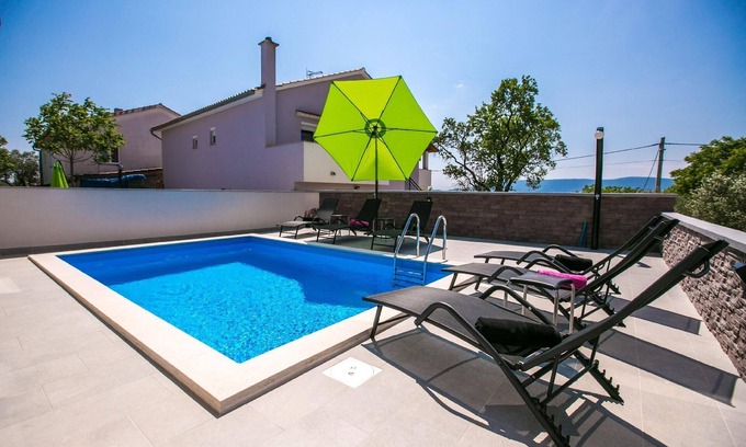 Skrbcici Maison | Maison de vacances Krk (Stadt) pour 1 - 7 personnes avec 3 chambres à coucher - Maison de vacances