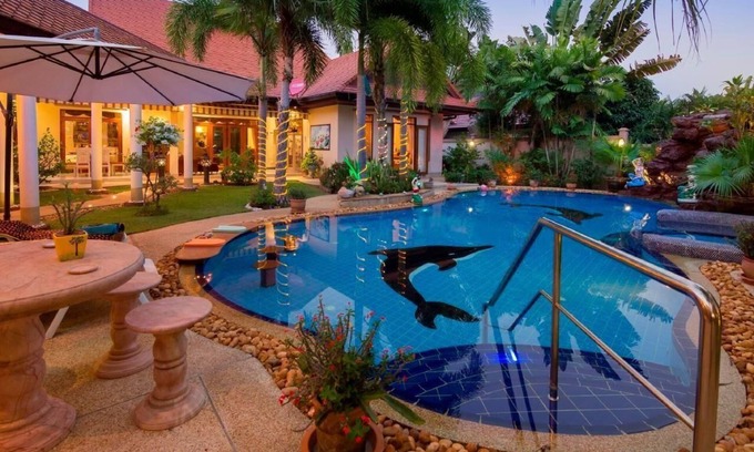 Nong Pla Lai Maison | Maison de vacances Pattaya pour 1 - 12 personnes avec 4 chambres à coucher - Maison de vacances