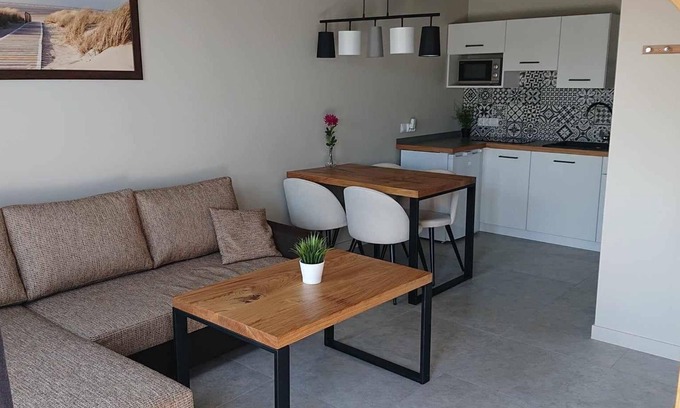 Baltic Sea Coast Poland Maison | Maison de vacances Sarbinowo pour 1 - 6 personnes avec 2 chambres à coucher - Maison mitoyenne