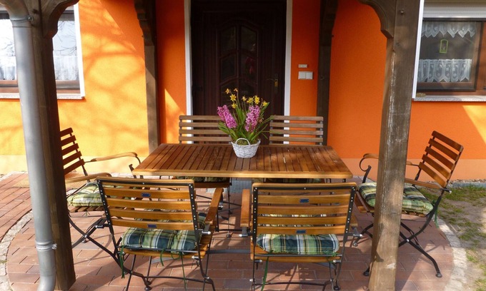 Selchow Maison | Maison de vacances au nid de cigogne, Storkow