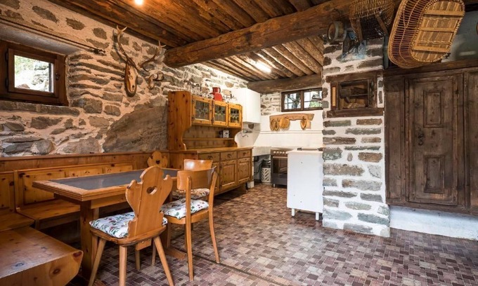 Bregaglia Maison | Maison de vacances Vicosoprano pour 1 - 5 personnes avec 2 chambres à coucher - Hutte