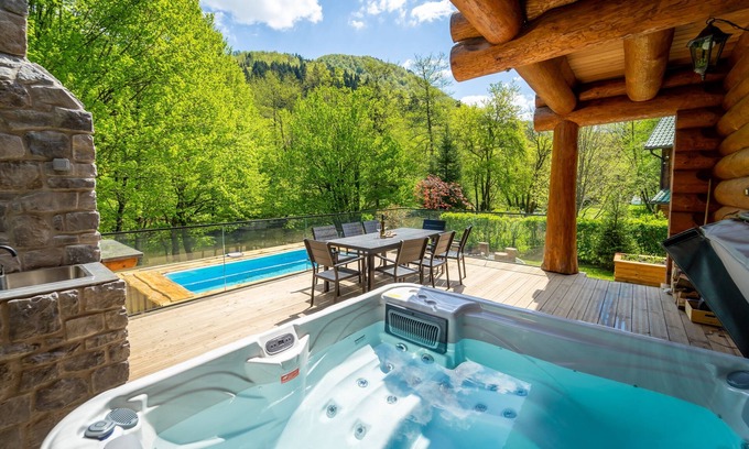 Brod na Kupi Maison | Maison de vacances avec la piscine Brod na Kupi, Gorski kotar (K-23012)