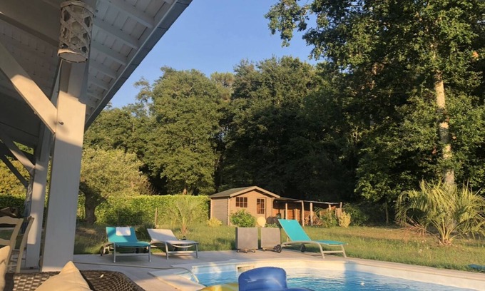 La Reunion Maison | Maison de vacances avec piscine à Casteljaloux