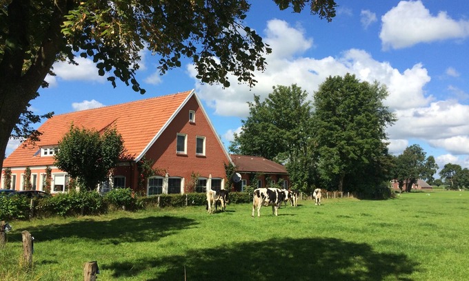 Rhauderfehn Maison | Maison de vacances XXL pour 24 personnes avec cinéma, bien-être, bar, 12 chambres et 10 salles de bain