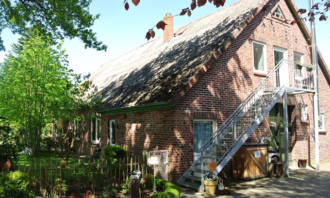 Hipstedt Appartement | Vacances dans le triangle Elbe Weser sur un Resthof près de la mer du Nord