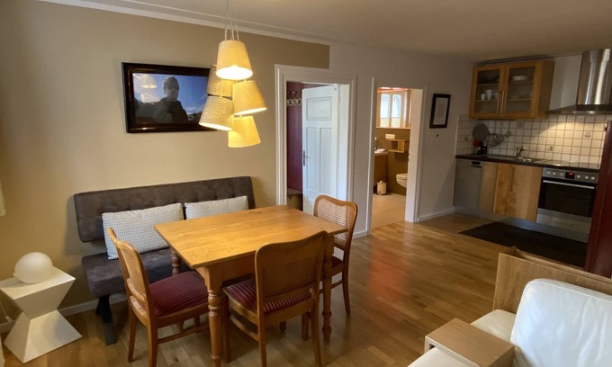 Betzenstein Maison | Suite de vacances "Chalet" dans la "Ferienhaus Burgcafé"