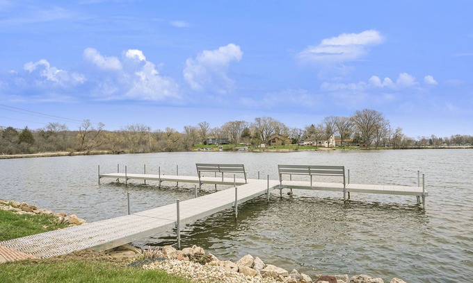 Lake Shangrila Maison | Home on Lake Shangri-La w/Scenic View, Private Pier, + Hot Tub