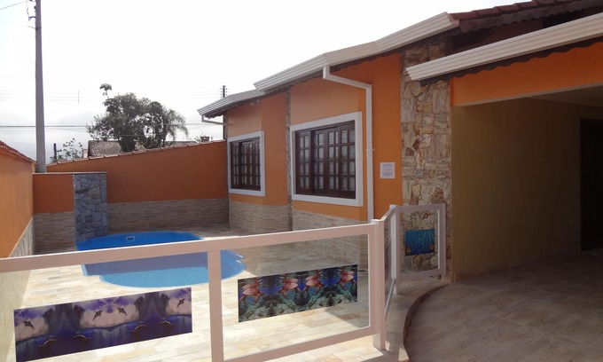 Jardim Imperador Maison | maison w / piscine w / 3 chambres à Peruibe - 1 suite w / TV par câble et WI-FI