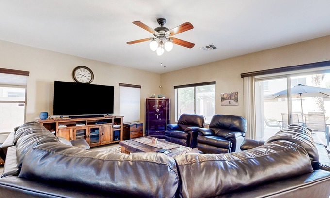 Copper Basin Maison | Home with private pool, spa, swim-up bar/grill, outdoor dining, firepit, & W/D