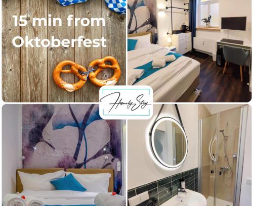 Obergiesing Appartement | HOMELY STAY Studio 1 - Small and cozy Self-Check-In Room in Munich - 15 min from Oktoberfest
