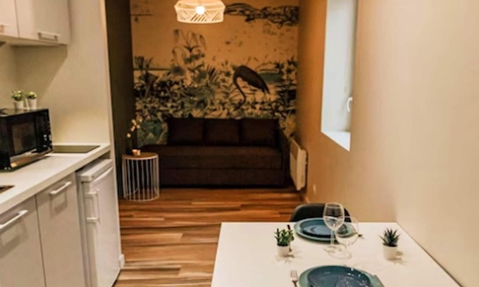 Saint-Chamond Appartement | Homerez - Beautiful studio for 2 ppl. at Saint-Chamond