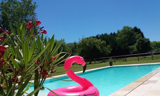 Saint-Roch Maison | Homerez - Beautiful house for 4 ppl. with shared pool and garden at Saint-Roch
