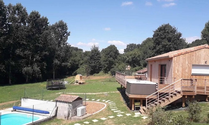 Chalandray Maison | Homerez - Charming house with shared pool in Chalandray