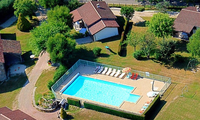 Gorses Maison | Homerez - Maison pour 7 pers. avec piscine partagée, jardin et terrasse à Gorses