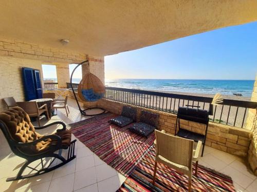 Ad-Dukhaylah Appartement | Hotel appartment sea view 3 bedrooms 3 toilets 3rd floor free wifi Bellevue village agami alexandria families are preferred available all year days
