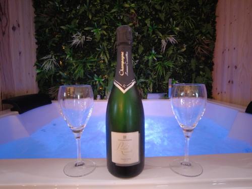 Reuilly Appartement | HOTEL DU BERRY - Loveroom avec Sauna, Hammam, Jacuzzi privatifs