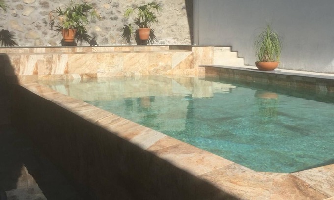San Blas Hôtel | Hotel Room #1, 2 Queen Beds, Private Bath, Pool & Spa with Hidromassage