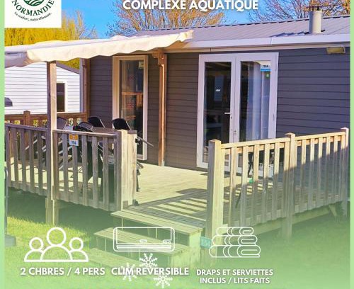 Houlgate Autre | Houlgate-154- Mobilhome cosy 4 personnes Camping 5 étoiles