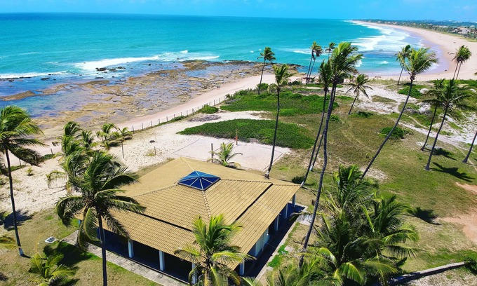 Arembepe Maison | House 2 Front Sea C Natural Swimming Pools - Praia do Pirui