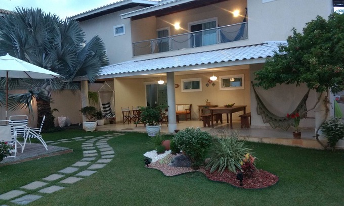 Barra do Jacuipe Maison | MAISON 4 SUITES CONFORTABLE DANS GRAND CONDO AVEC TRÈS VERT, PLAGE ET RIVIÈRE.