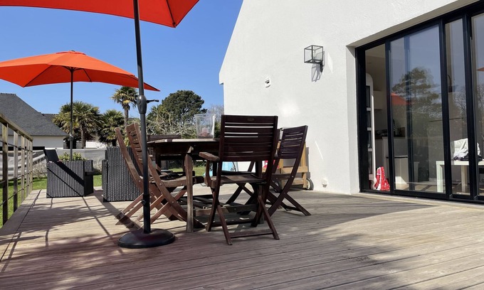 La Foret-Fouesnant Maison | Maison 6 personnes 50 m de la plage animaux bienvenus (classement 4 *)