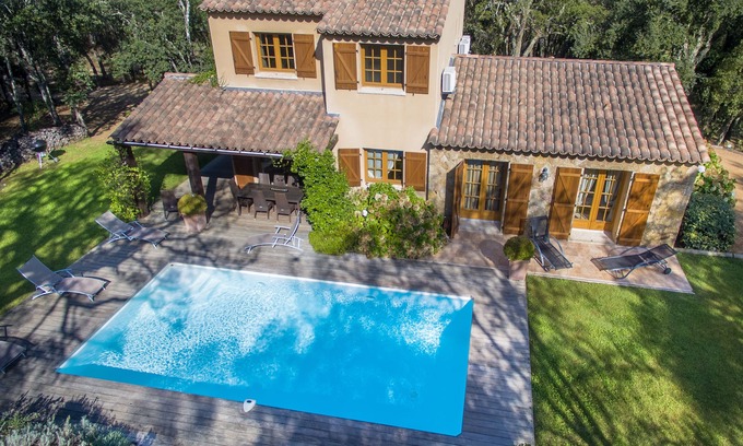 Cauro Maison | Maison A Sùvara*****piscine privative, parc arboré 15 hectares, 5 min PORTICCIO