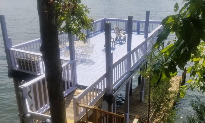 Mount Gilead Maison | Maison et quai sur le lac Tillery, Caroline du Nord, 4 nuits
