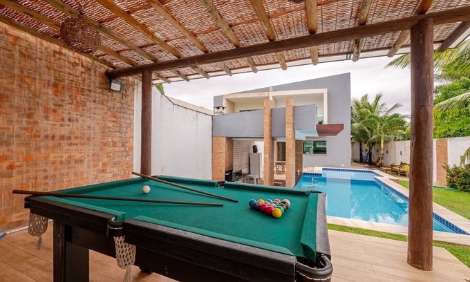 Barra do Jacuipe Maison | House Cond. Cozy 3BR with Pool and Billiards