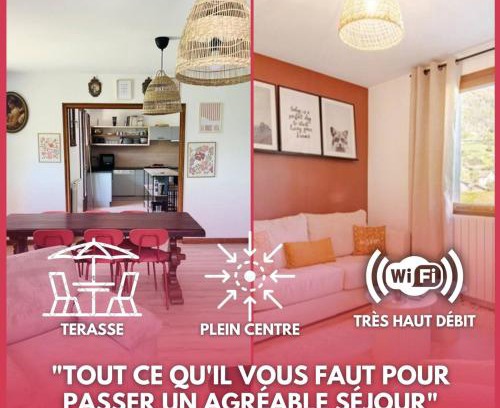 La Celle-sous-Gouzon Maison | House for 11 people, 2 intimate and friendly apartments