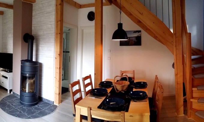 Storkow Maison | Maison pour 6 personnes à Storkow - jardin, cheminée, près du lac / centre, endroit calme