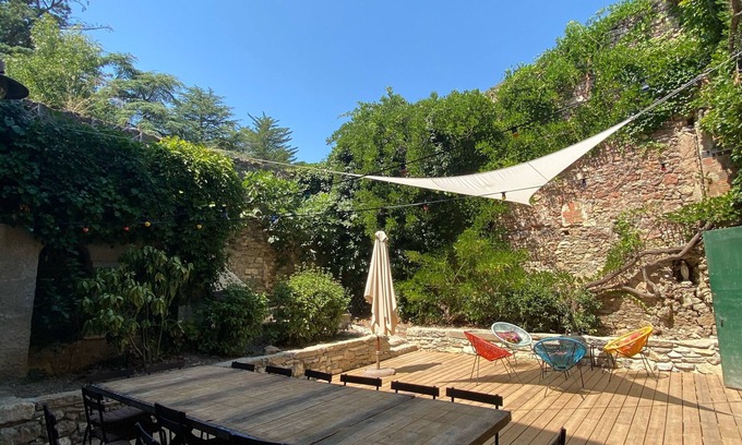Villeneuve-les-Corbieres Maison | Maison de caractère au coeur des Hautes Corbières / piscine chauffée