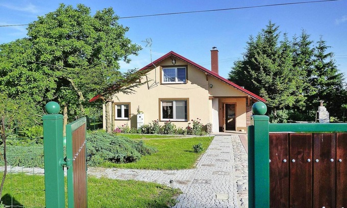 gmina Wolin Maison | Maison de vacances א Wiejkowko avec jardin