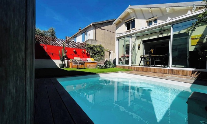 Montredon Maison | House Montredon swimming pool garden