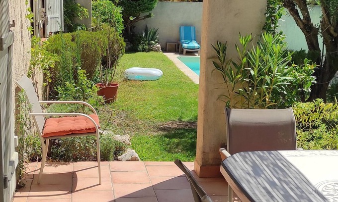 Puyricard Maison | House near village with garden, swimming pool, air conditioning